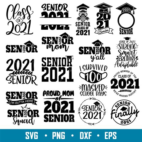 Download Class of 2021 Bundle SVG Graduation SVG Commercial Use For Crafts
