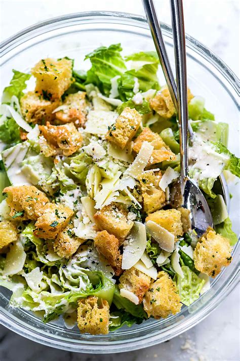 Classic Caesar Salad with Homemade Dressing