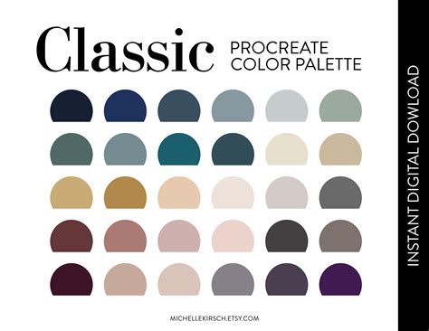 Classic Color Palettes