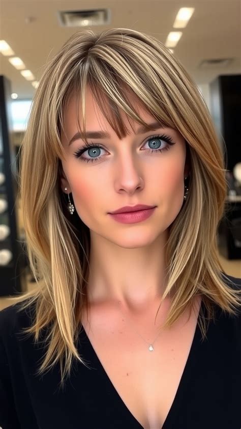 Classic Shag with Wispy Bangs