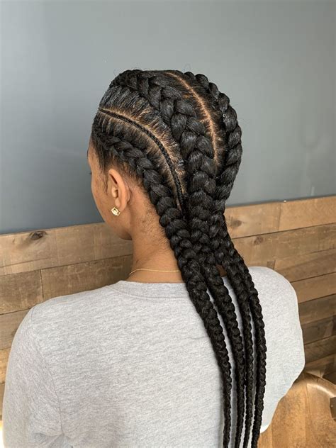 Classic Straight Back Braids