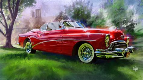 Garth Glazier Arts — American Classic Car Paintings Garth Glazier