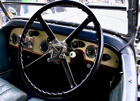 Classic Mustang Steering Wheel Photograph by Jon Woodhams