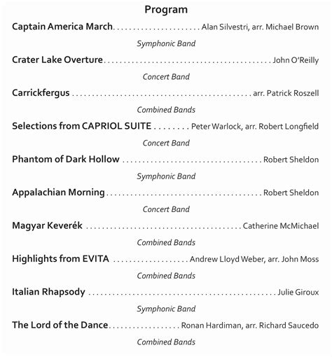 Classical Music Program