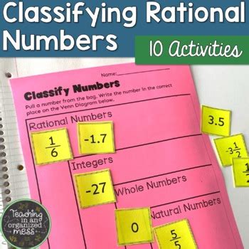 Classifying Rational Numbers Activities by Teaching in an Organized Mess