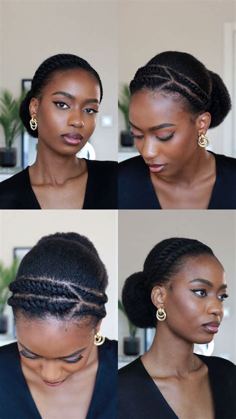 Classy Natural Hair Style For Black Woman
