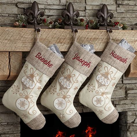 Classy Personalized Christmas Stockings