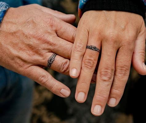 Classy Ring Finger Tattoo