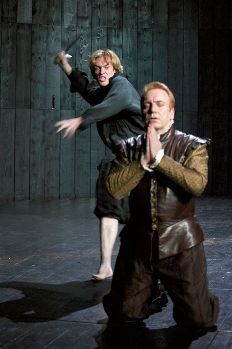 Claudius and Hamlet