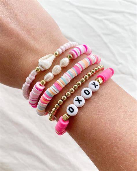 Clay Beads Friendship Bracelets
