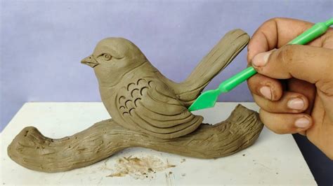 Clay Ceramic Bird Making Process