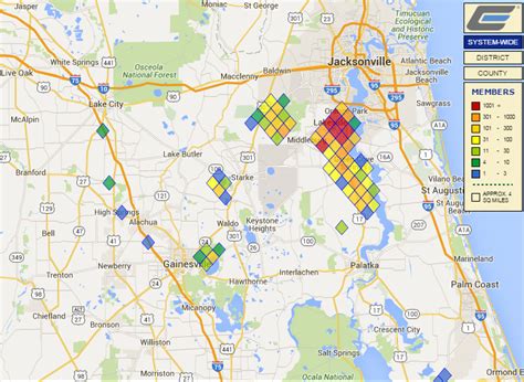 Clay Electric Power Outage Map