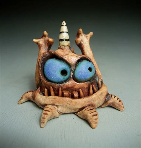 Clay Monster Sculptures