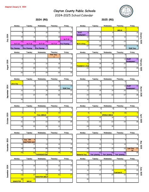 Clayton State Academic Calendar Fall 2024
