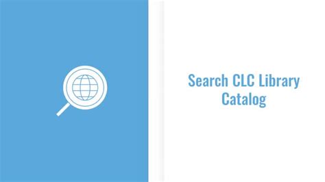 Clc Library Catalog