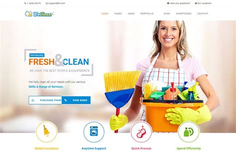 Clean Wordpress Template