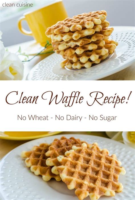 Clean Eating Waffle Recipe
