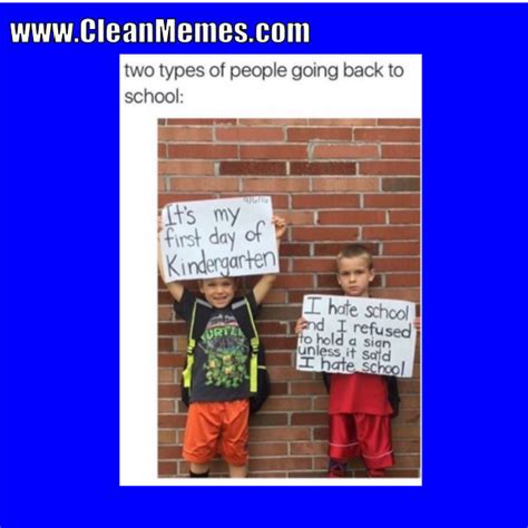 Clean School Memes 2020
