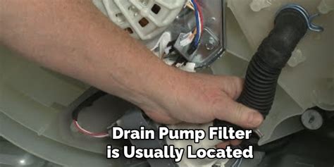 Clean the drain filter