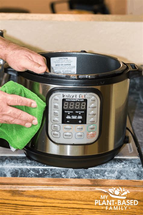 Clean your Instant Pot: start with the pot itself