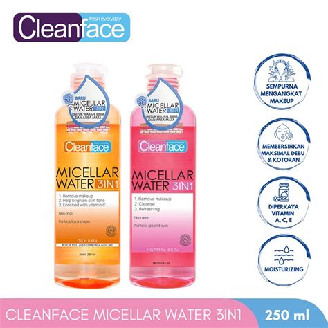 Cleanface Micellar Water 3in1 250 mL