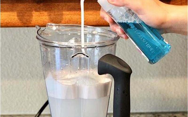 Cleaning Blender With Soap And Water
