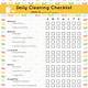 Cleaning List Template Free