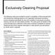 Cleaning Services Proposal Template