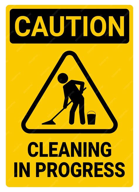 Cleaning In Progress Sign Printable