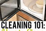 Cleaning Microwave Oven with Vinegar