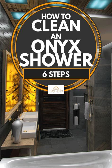 Cleaning Onyx Shower