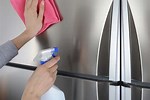 Cleaning Stainless Steel Refrigerator Door