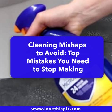 Cleaning Up Mishaps