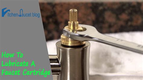 Cleaning and lubricating faucet components