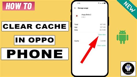 Membersihkan cache pada smartphone OPPO