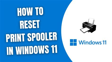 Clear &amp; Reset Print Spooler