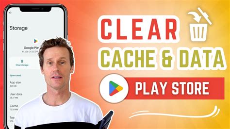Clear Google Play Store App’s data &amp; cache
