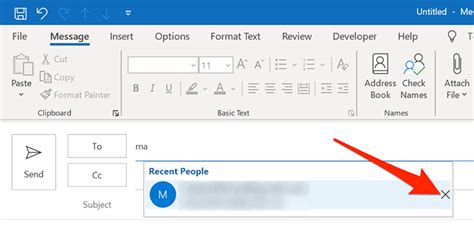 Clear Individual Cache Entries In Outlook