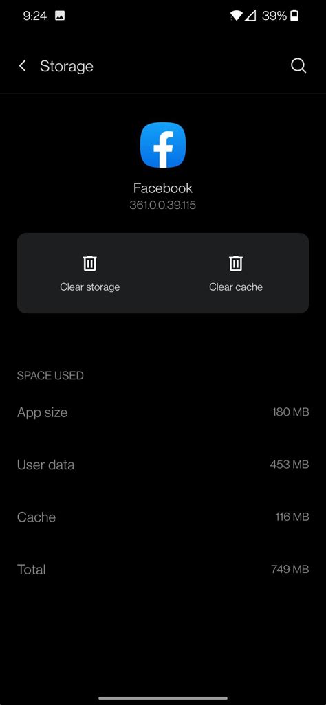 Clear the Facebook App’s Cache on Android