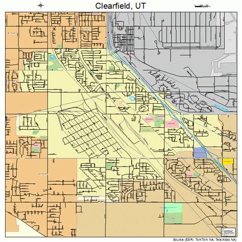 Clearfield Utah Zip Code Map