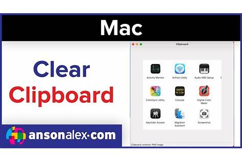 Clearing Clipboard on Mac