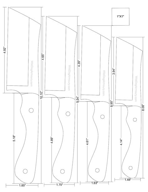 Cleaver Knife Pattern