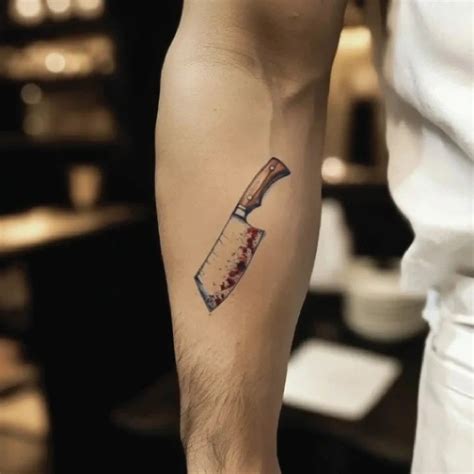 Cleaver Knife Tattoo