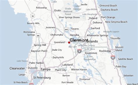 Clermont Location on the Map
