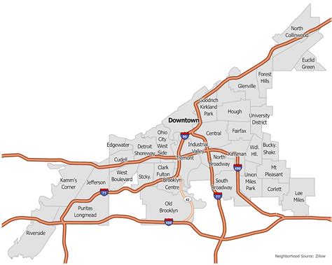 Redistributing the future New home broadband maps of Cleveland and Detroit