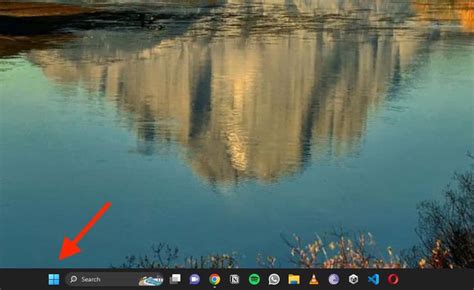 Click on the Windows icon