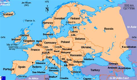 europe map with capitals 2015 Google Search Backpack europe route