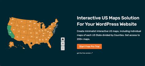New clickable US state map!