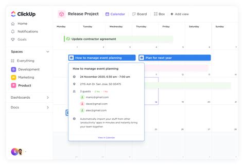 Clickup Google Calendar Integration