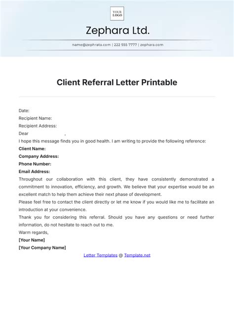 Medical Referral Letter Template Beautiful Patient Referral Thank You